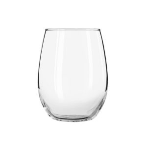 Stemless wine glass